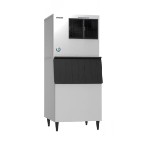440-KML500MWJB500 543 lb Crescent Cube Ice Machine w/ Bin - 500 lb Storage, Water Cooled, 115v