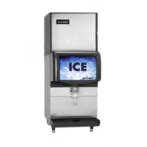 159-IOD150 Countertop Cube or Nugget Ice Dispenser - 150 lb Storage, Cup Fill, 115v