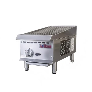 351-IRB12NG 12" Countertop Gas Charbroiler w/ Cast Iron Grates, Natural Gas