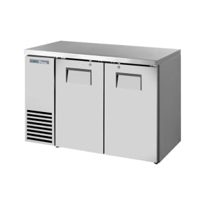 598-TBB2448S 48 1/8" Bar Refrigerator - 2 Swinging Solid Doors, Stainless, 115v