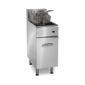 406-IFS40E240 Electric Fryer - (1) 40 lb Vat, Floor Model, 240v/3ph