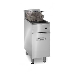 406-IFS50E240 Electric Fryer - (1) 50 lb Vat, Floor Model, 240v/3ph