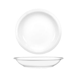 129-BL105 112 oz Round Bristol™ Serving Bowl - Porcelain, Bright White