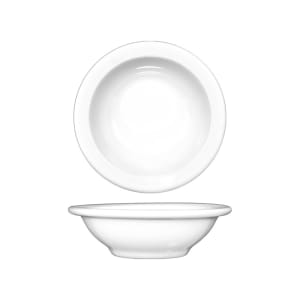 129-BL11 6 oz Round Bristol™ Fruit Bowl - Porcelain, Bright White