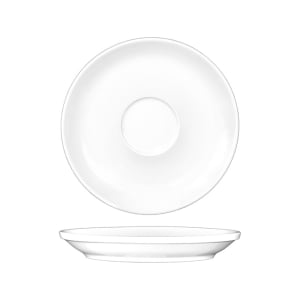 129-BL38 4 3/4" Round Bristol™ Saucer - Porcelain, Bright White