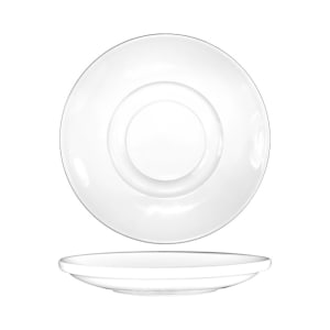 129-BL36 5 7/8" Round Bristol™ Saucer - Porcelain, Bright White