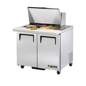 598-TSSU3615MBHC 36 3/8" TSSU Series Mega Top Sandwich/Salad Prep Table w/ Refrigerated Base, 115v