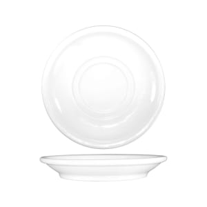 129-BR2 5 1/2" Round Brighton™ Saucer - Porcelain, European White