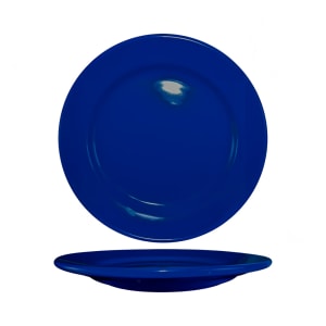 129-CA6CB 6 5/8" Round Cancun™ Plate - Ceramic, Cobalt Blue