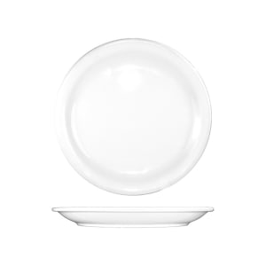 129-BR6 6 1/2" Round Brighton™ Plate - Porcelain, European White