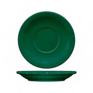 129-CA2G 6" Round Cancun™ Saucer - Ceramic, Green