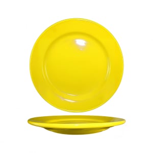 129-CA8Y 9" Round Cancun™ Plate - Ceramic, Yellow