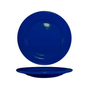 129-CA8CB 9" Round Cancun™ Plate - Ceramic, Cobalt Blue
