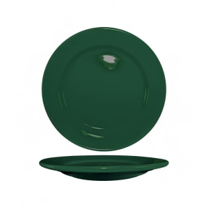 129-CA8G 9" Round Cancun™ Plate - Ceramic, Green