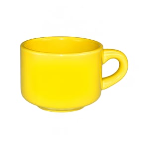 129-CA23Y 7 oz Cancun™ Cup - Ceramic, Yellow