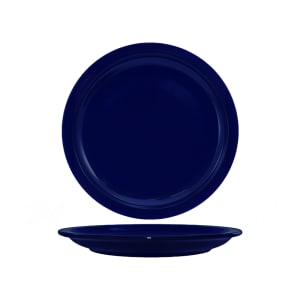 129-CA16CB 10 1/4" Round Cancun™ Plate - Ceramic, Cobalt Blue