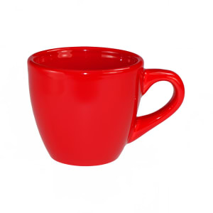 129-CA35CR 3 1/2 oz Cancun™ A.D. Cup - Ceramic, Crimson Red