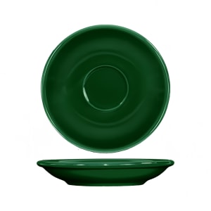 129-CA36G 5 1/8" Round Cancun™ A.D. Saucer - Ceramic, Green