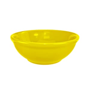 129-CA15Y 14 oz Round Cancun™ Oatmeal/Nappie Bowl - Ceramic, Yellow