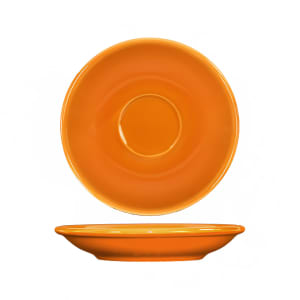 129-CA36O 5 1/8" Round Cancun™ A.D. Saucer - Ceramic, Orange