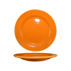 129-CA21O 12" Round Cancun™ Plate - Ceramic, Orange