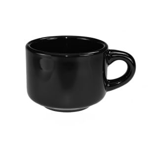 129-CA23B 7 oz Cancun™ Cup - Ceramic, Black