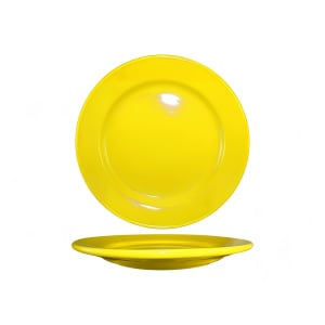 129-CA16Y 10 1/4" Round Cancun™ Plate - Ceramic, Yellow