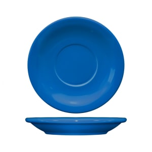129-CAN2LB 5 1/2" Round Cancun™ Saucer - Ceramic, Light Blue