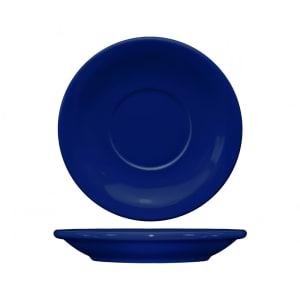 129-CAN2CB 5 1/2" Round Cancun™ Saucer - Ceramic, Cobalt Blue