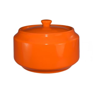 129-CA61O 14 oz Cancun™ Sugar Bowl - Ceramic, Orange