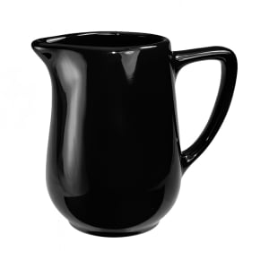 129-CA60B 13 oz Cancun™ Creamer - Ceramic, Black