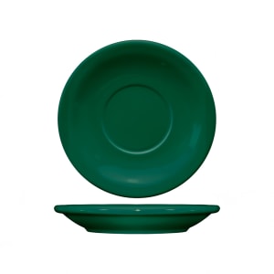 129-CAN2G 5 1/2" Round Cancun™ Saucer - Ceramic, Green