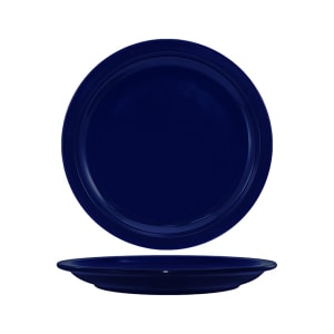 129-CAN6CB 6 1/2" Round Cancun™ Plate - Ceramic, Cobalt Blue