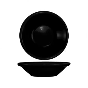 129-CAN11B 5 oz Round Cancun™ Fruit Bowl - Ceramic, Black