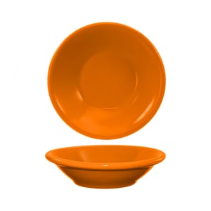 129-CAN11O 5 oz Round Cancun™ Fruit Bowl - Ceramic, Orange