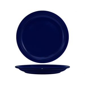 129-CAN7CB 7 1/4" Round Cancun™ Plate - Ceramic, Cobalt Blue
