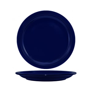 129-CAN9CB 9 1/2" Round Cancun™ Plate - Ceramic, Cobalt Blue