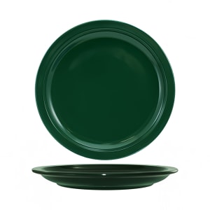 129-CAN16G 10 1/2" Round Cancun™ Plate - Ceramic, Green