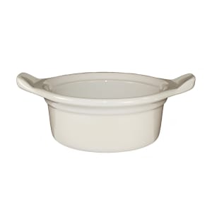 129-CAS5AW 9 oz Round Casserole Dish - Ceramic, American White