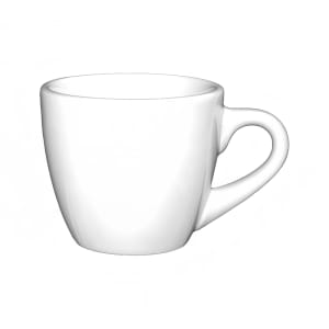 129-DO37 3 1/2 oz Dover™ A.D. Cup - Ceramic, European White