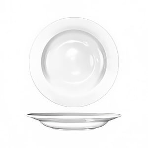 129-DO125 24 oz Round Dover™ Pasta Bowl - Porcelain, European White