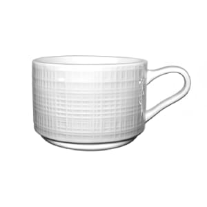129-DR23 9 oz Dresden™ Cup - Porcelain, Bright White