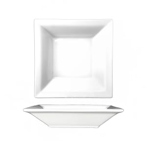 129-EL12 13 oz Square Elite™ Grapefruit Bowl - Porcelain, Bright White