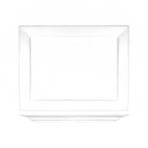 129-EL25 14" x 10 7/8" Rectangular Elite™ Platter - Porcelain, Bright White