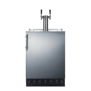 162-SBC7BRSWK2 24" Draft Wine System w/ (2) 1/6 Keg Capacity - (1) Column, Stainless, 115v
