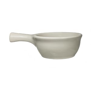 129-OSC14H 10 oz Round Soup Crock - Ceramic, American White