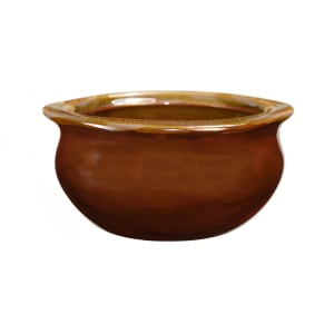 129-OSC122B 12 oz Soup Crock - Ceramic, Caramel