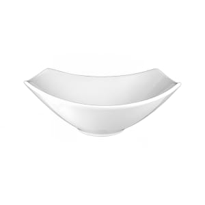 129-QP38 7 oz Rectangular Quad™ Bowl - Porcelain, European White