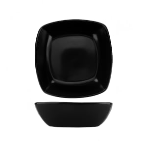 129-QP33MB 28 oz Square Quad™ Bowl - Porcelain, Matte Black