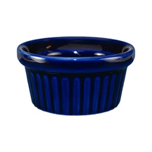 129-RAMF2CB 2 oz Cancun™ Ramekin - Ceramic, Cobalt Blue